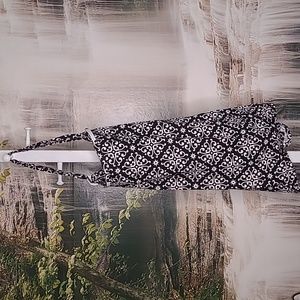 Parents Choice Womens Black white paisley nursing breastfeeding cover apron